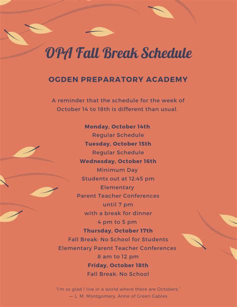 October Fall Break 的图像结果