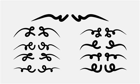 a set of different types of cursive handwriting 41917196 Vector Art at ...