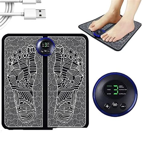 EMS FOOT MASSAGER, ELECTRIC FEET MASSAGER, DEEP KNEADING CIRCULATION ...