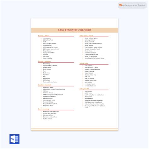 Free Baby Registry Checklists for Twins (Edit & Printable)