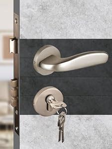 Medellin Mortise Door Lock 1021 - Premium Satin Steel Brass Finish with ...