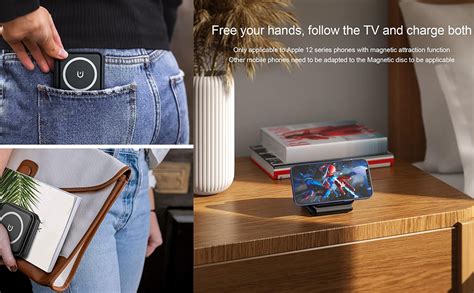 LIRAMARK WCM01 3in1 Foldable 23W Magnetic Wireless Fast Charging Stand ...