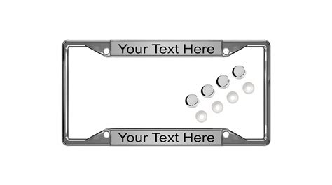 Image result for Custom Made License Plate Frames