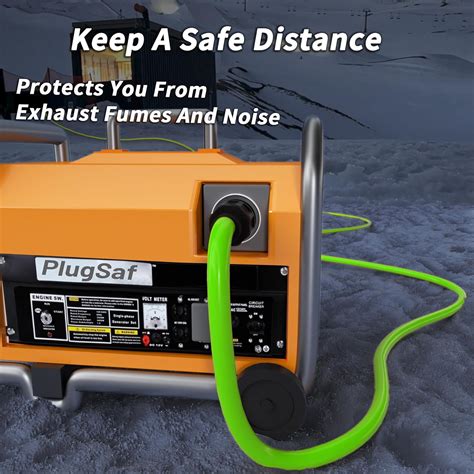 PlugSaf 50FT 30 Amp Generator Extension Cord 4 Prong, NEMA India | Ubuy