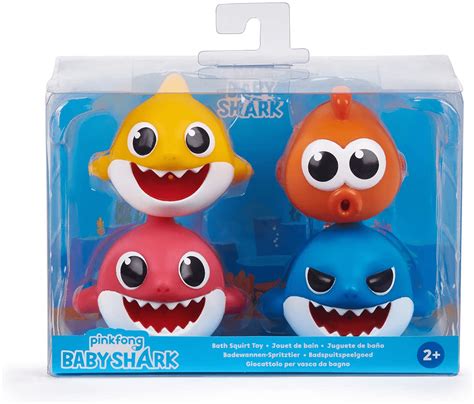 WowWee Pinkfong Baby Shark Bath Squirt Toy - 4 Pack India | Ubuy