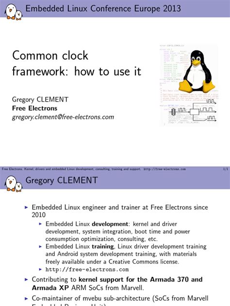 Image result for Common Clock Framework in Linux