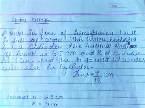 give me ans pls ans is 7/12cm - Brainly.in