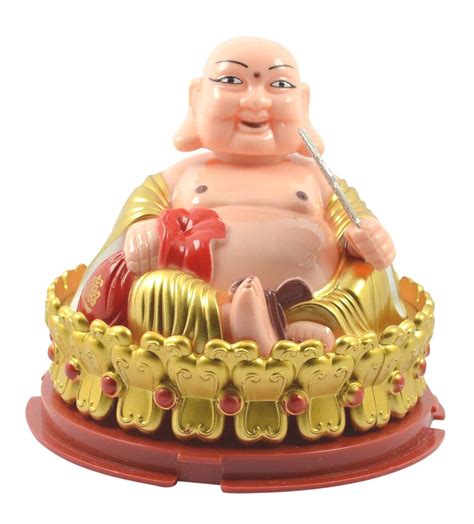 Buy Saubhagya Global Plastic Solar Happy Man Holding Money Bag & Waving ...