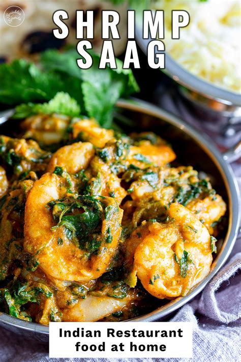 This Shrimp Saag is an earthy, flavorful curry made with juicy shrimp ...
