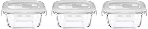 Buy Amazon Brand - Solimo Airtight Borosilicate Glass Container Set ...