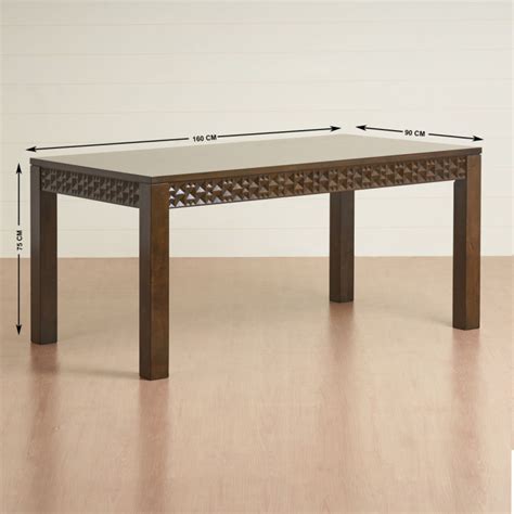Buy Rio 6-Seater Dining Table - Brown-Without Chair from Home Centre at ...