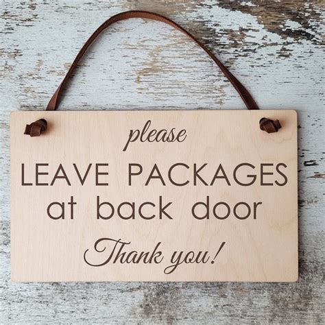 Buy Please Leave Package by Front Door Online In India - Etsy India