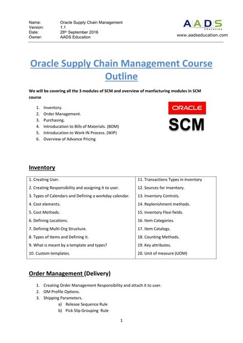 Oracle SCM Tutorial 的图像结果
