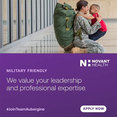 Novant Health Careers on LinkedIn: #veterans #jointeamaubergine