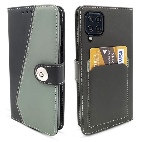 Pikkme Samsung Galaxy M32 4G / F22 4G Leather Magnetic Flip Wallet Case ...