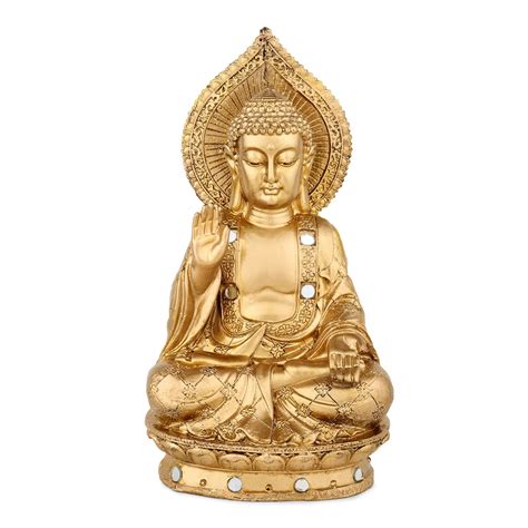 Buy VIVARS Buddha Polystone Statue Blessing Antique Buddha Idol for ...