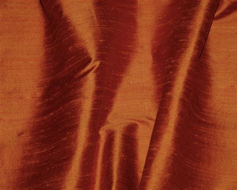 Orange Dupioni Silk Drapes Curtains & Shades - Custom Made in the USA
