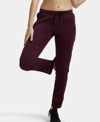 Buy Microfiber Fabric Straight Fit Trackpants with Side Zipper Pockets ...