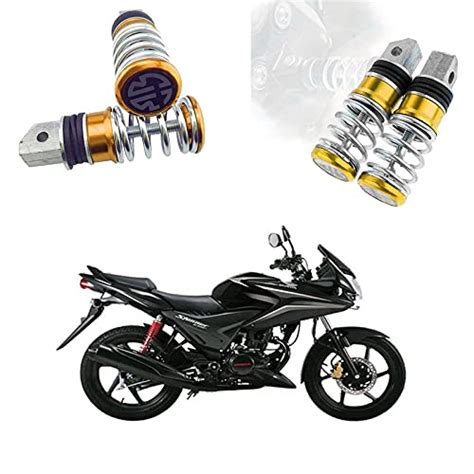 Olmeo Spring Coil Style Bike Foot Rest ped Set of 2 For Honda CBF ...