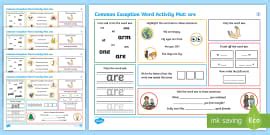 Year 1 Common Exception Word Activity Mat Pack 9