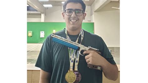 Ahmedabad University Student Hits Bullseye in Shooting Championship