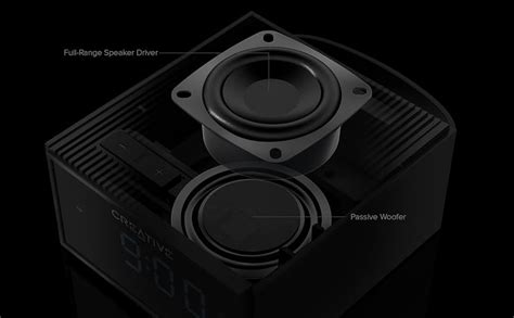 Creative Chrono Powerful Splash Proof Bluetooth Speaker with FM Radio ...