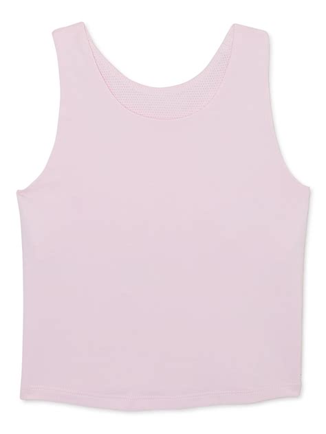 Athletic Works Girls Longline Bra Tank Top, Sizes 4-18 & Plus - Walmart.com