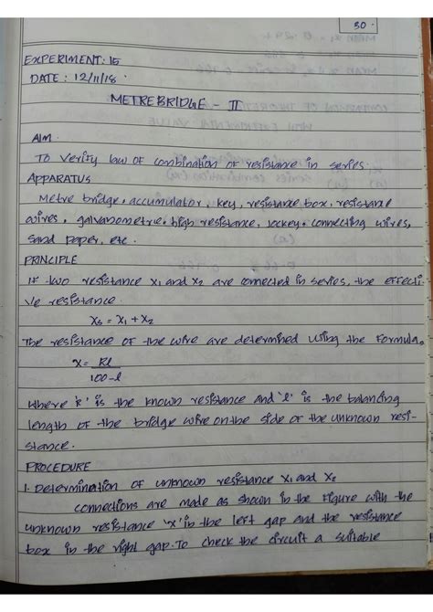 Image result for Meter Bridge Experiment Error Analysis