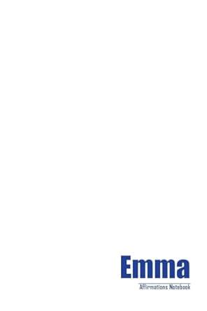 Buy Emma Affirmations Notebook & Diary Positive Affirmations Workbook ...