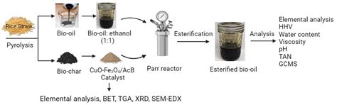 Catalytic Upgrading of Rice Straw Bio-Oil via Esterification in ...