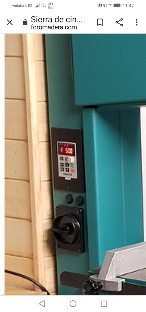 Sierra de cinta - Maquinaria y herramienta eléctrica - Foromadera