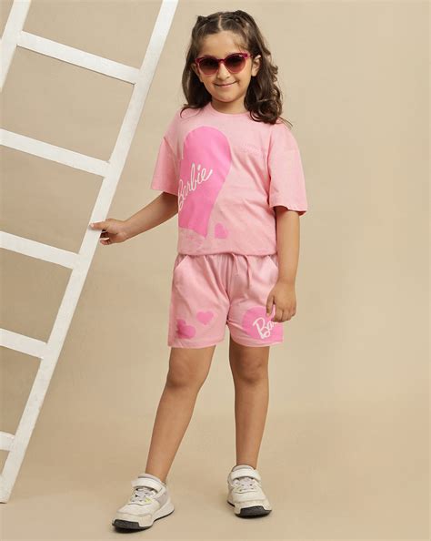 Barbie Printed Regular Fit Shorts For Girls – Kidsville