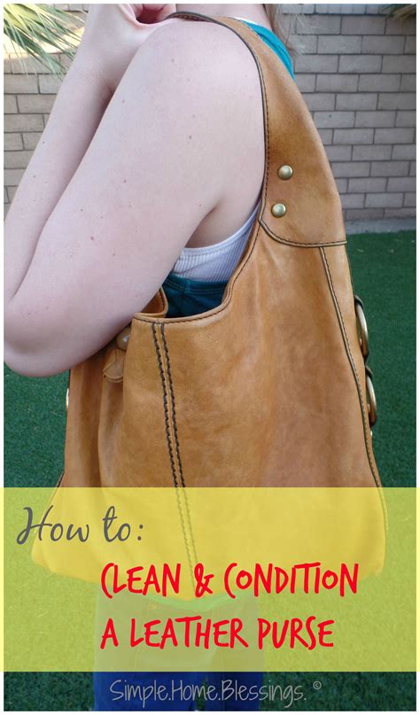 How to Clean and Condition a Leather Purse | Leather purse diy, Clean ...