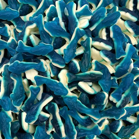 Blue Sharks Gummy Candy ESF27 | 1 Pound Bag | Fruity Shark Gummies ...