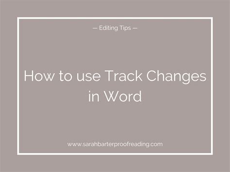 Master Track Changes in Word: your step-by-step guide