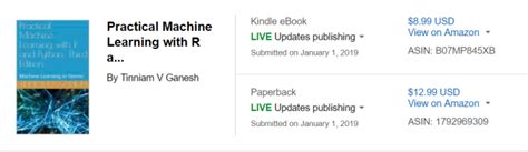 My book ‘Practical Machine Learning in R and Python: Third edition’ on ...