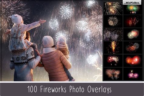 100 Fireworks Overlays | Deeezy