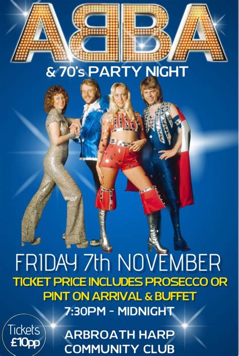 ABBA night, Mcdonald Park, Lochlands Drive, Arbroath, 7 November 2025 ...