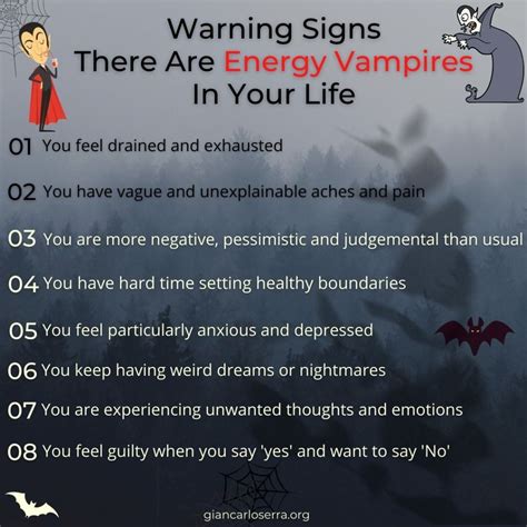 How To Recognise Energy Vampires