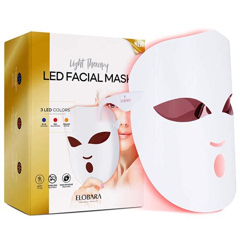Buy AsaVea Light Therapy Mask for Acne, Wrinkles, Rosacea, Face - LED ...
