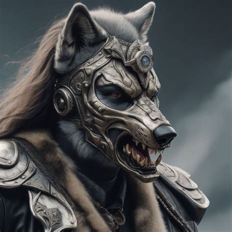 Realistic Wolf Mask
