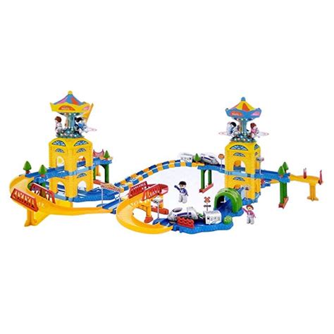 Buy Carole Automatic Battery Operated Castle Train Tracker Set Online ...