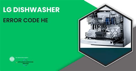 Image result for LG Studio Dishwasher. He Error Code