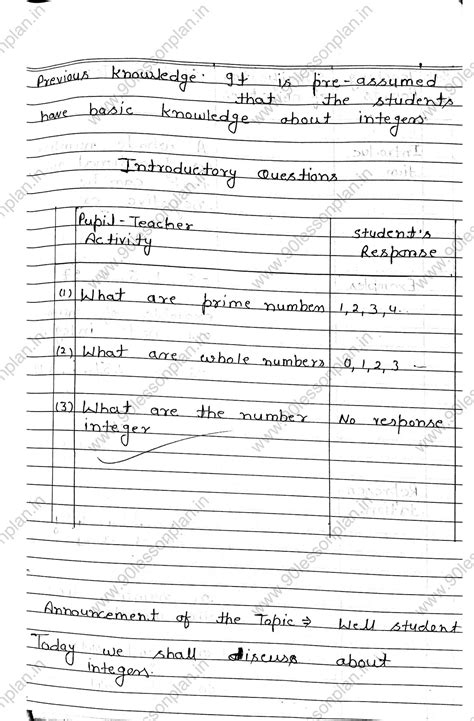 Image result for Math Lesson Integer