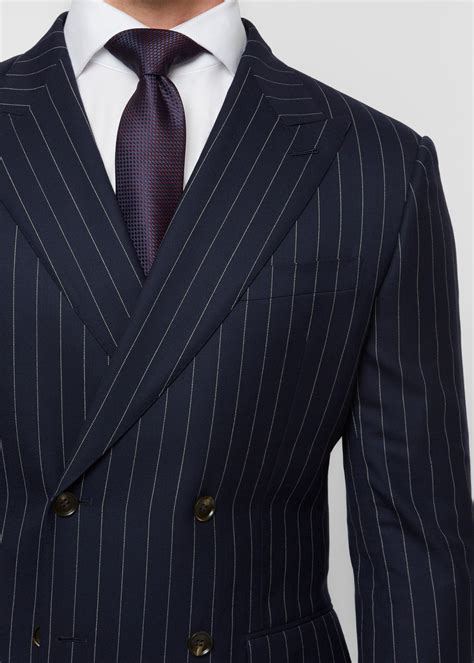 Navy pinstripe suit – Artofit