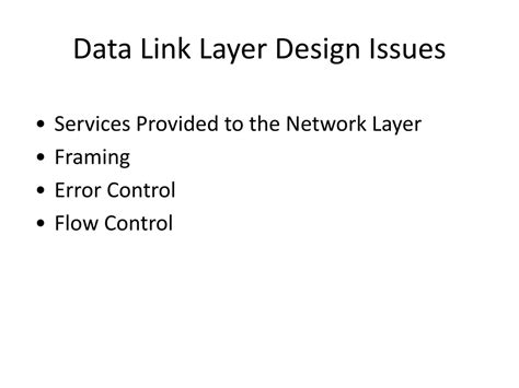 Image result for Data Link Layer Design Issues