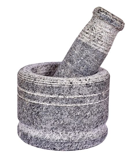 Buy EZAHK Zaina Stone Mortar and Pestle Sets - Okhli, Heavy Duty Stone ...
