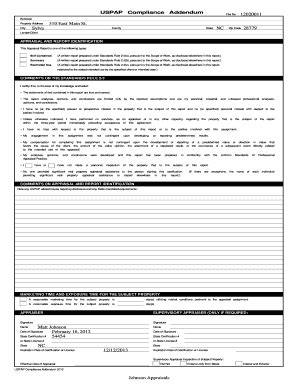 2014 Uspap Addendum - Fill and Sign Printable Template Online