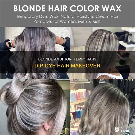Blonde Ambition: Temporary Dip-Dye Hair Makeover | ShunSalon