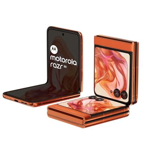 [Coupon + Bank offer] Motorola razr 50 (Spritz Orange, 8GB RAM, 256GB ...